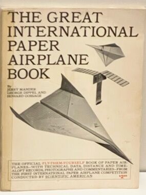 The Great International Paper Airplane Book 1967 First Fireside Printing
